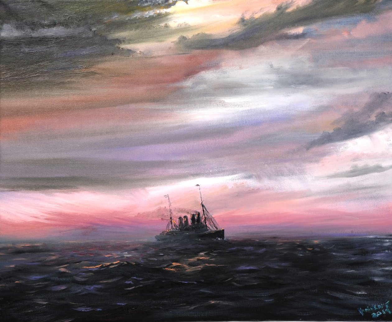 Kronprinz Wilhelm 1914 „Duch Atlantyku”, 2019 autorstwa Vincent Alexander Booth