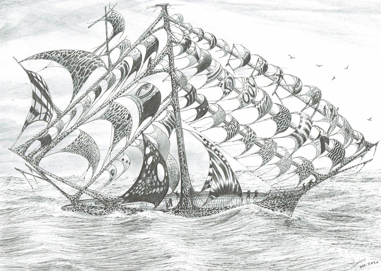 Storm Creators Labrador Sea, 2020 autorstwa Vincent Alexander Booth