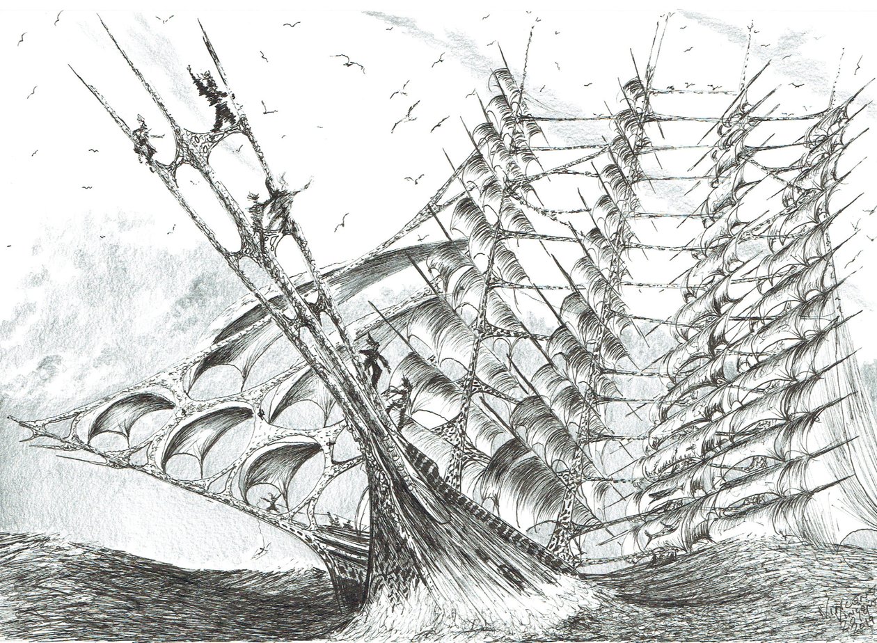 Storm Creators ratują Morze Żółte, 2019 autorstwa Vincent Alexander Booth