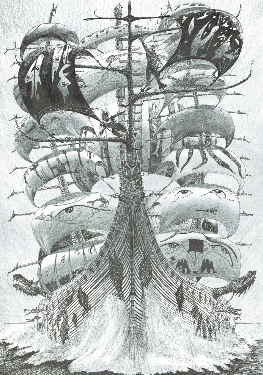 Twórcy Storm Sea of Cortez, 2018 autorstwa Vincent Alexander Booth