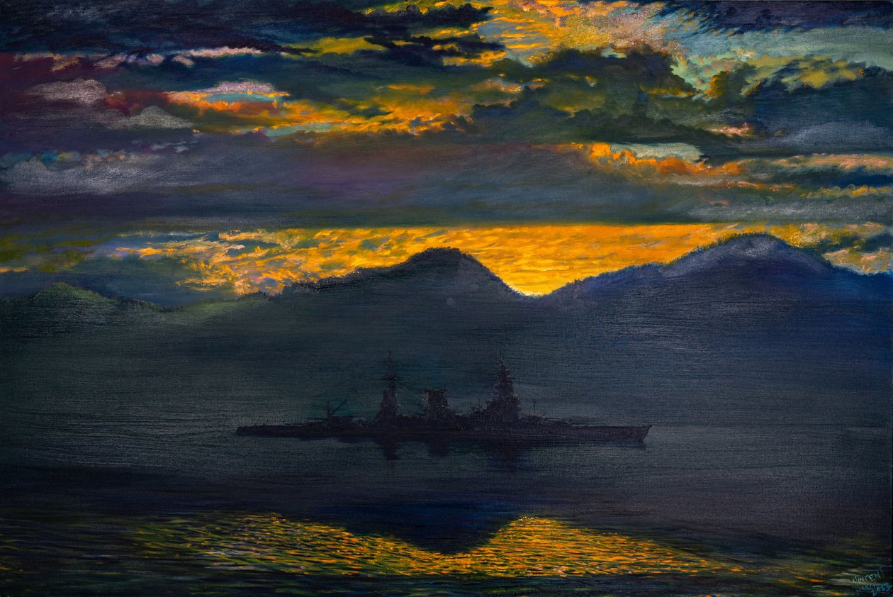 Tajemnica pancernika Mutsu, 2023 autorstwa Vincent Alexander Booth