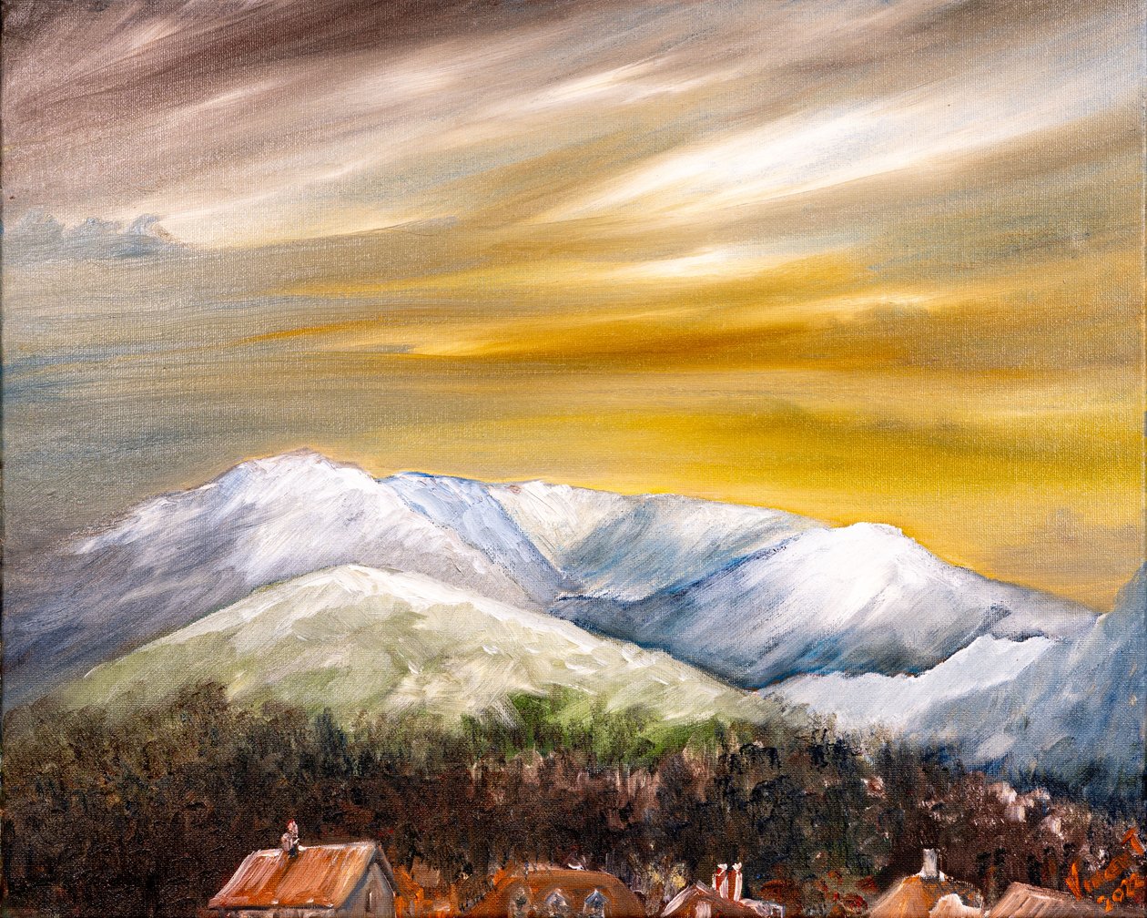 Widok Coniston, 2022 autorstwa Vincent Alexander Booth