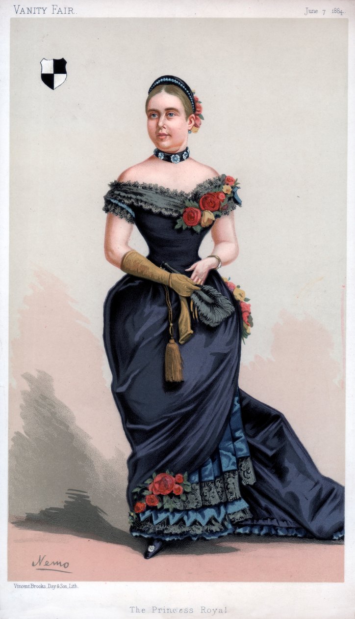 Księżniczka królewska, 1884 autorstwa Vincent Brooks