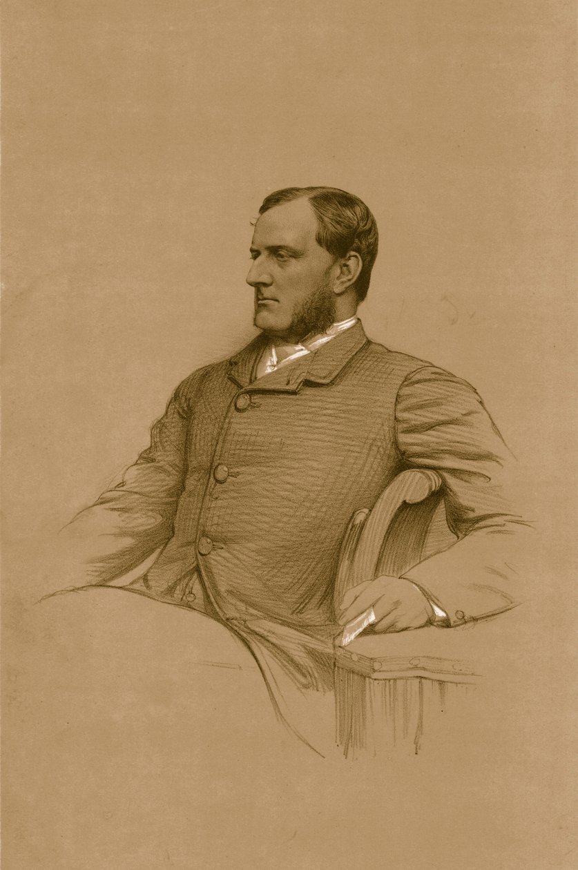 Pan Henry Chaplin. MP, 1879. autorstwa Vincent Brooks Day and Son