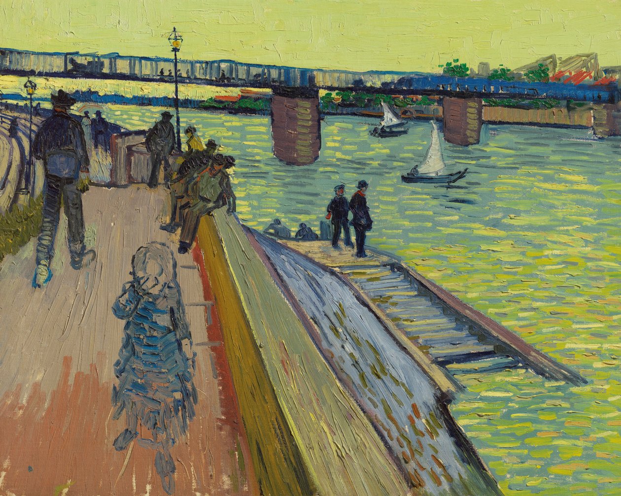 Most Trinquetaille, 1888. autorstwa Vincent van Gogh