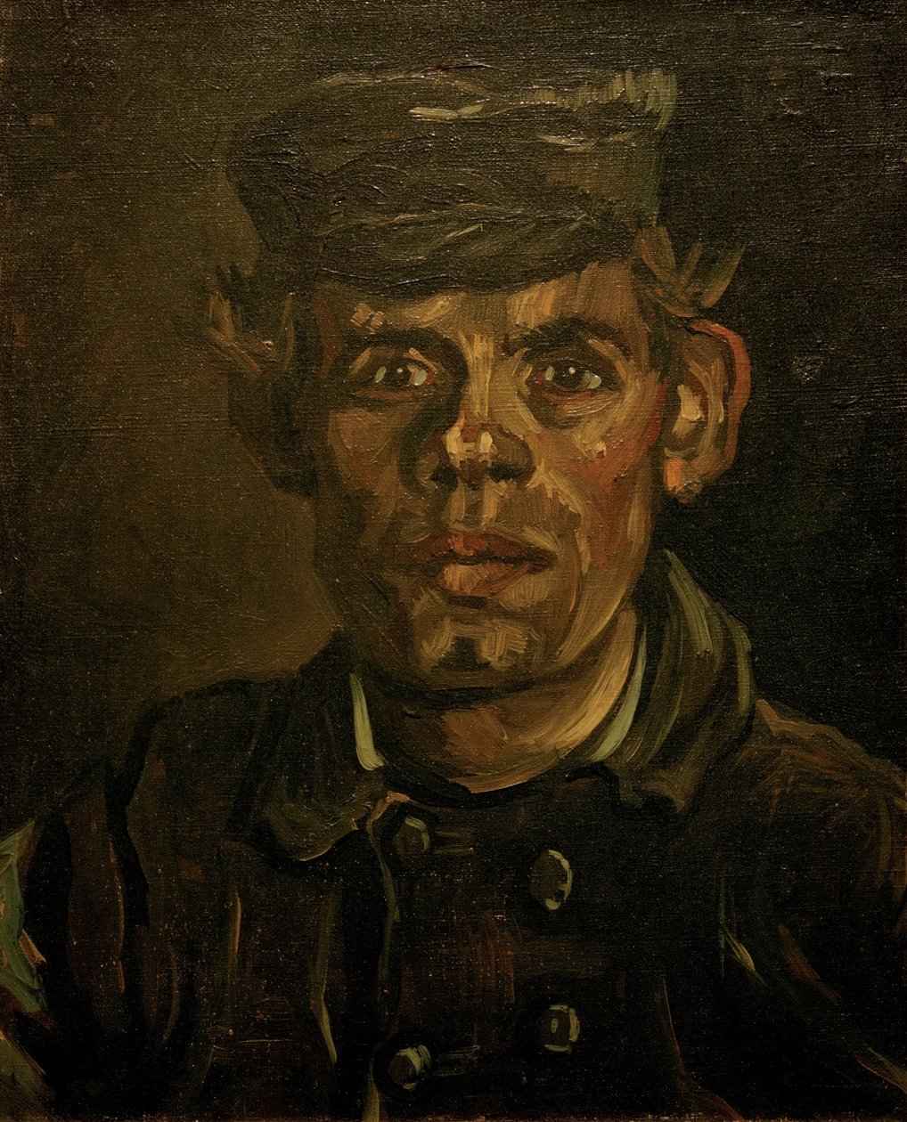 Portret chłopa, 1885. autorstwa Vincent van Gogh
