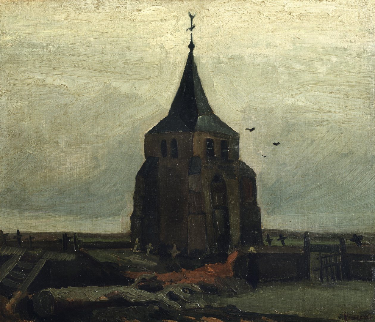 Stara Wieża, 1884. autorstwa Vincent van Gogh