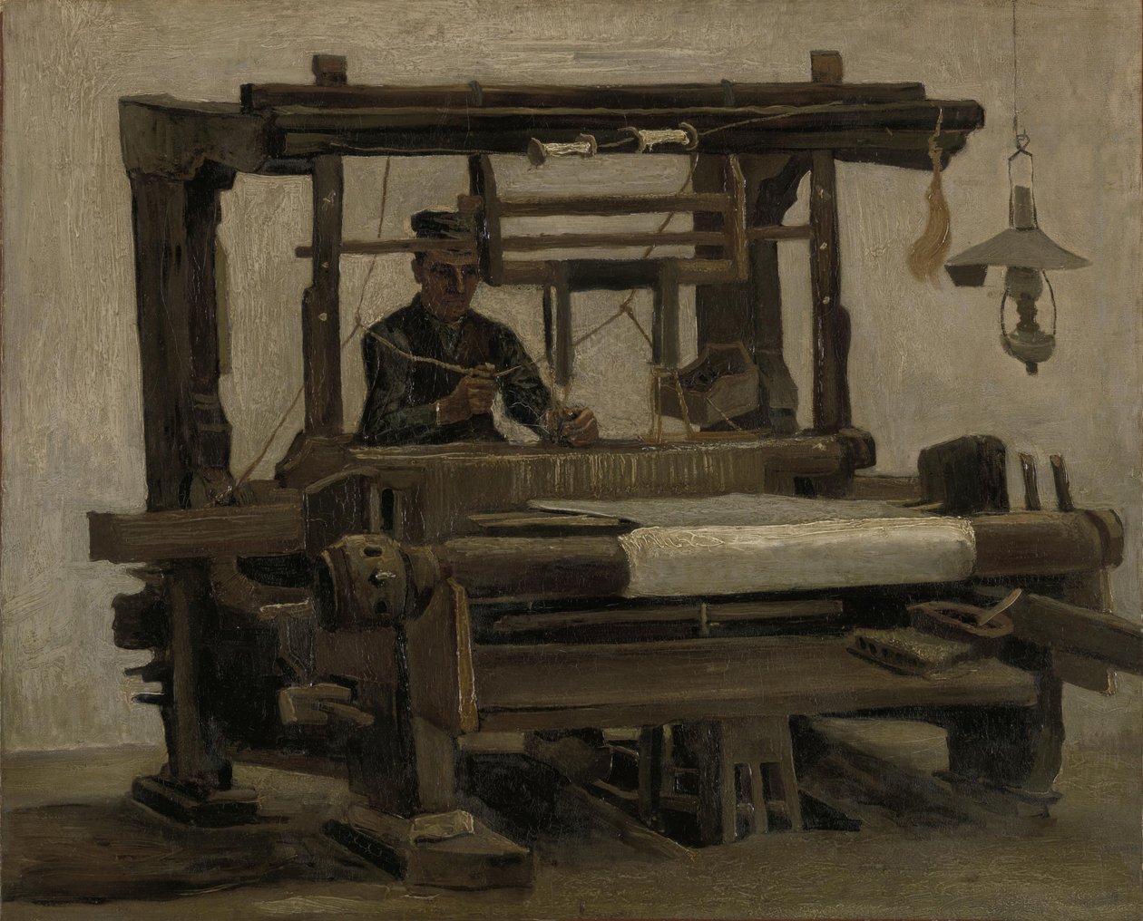 Tkacz na krośnie, 1884. autorstwa Vincent van Gogh