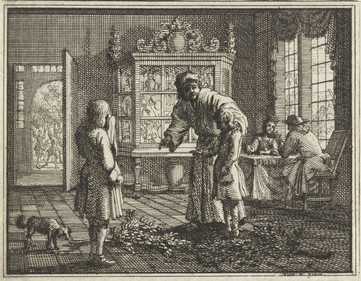 Ojciec gani swoje dzieci autorstwa Vincent Laurensz. van der Vinne (II)