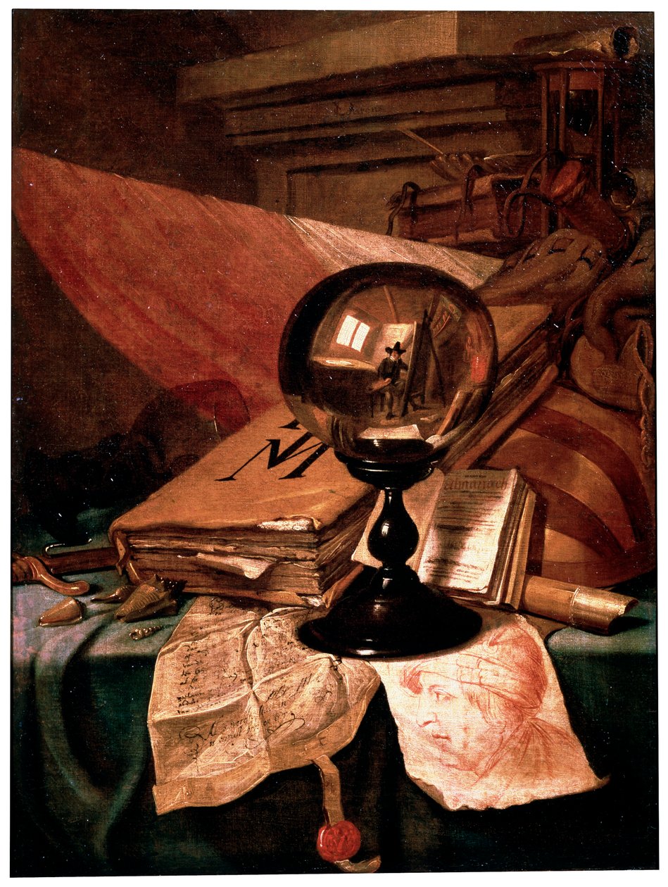 „Vanitas”, XVII wiek autorstwa Vincent Laurentz van der Vinne I