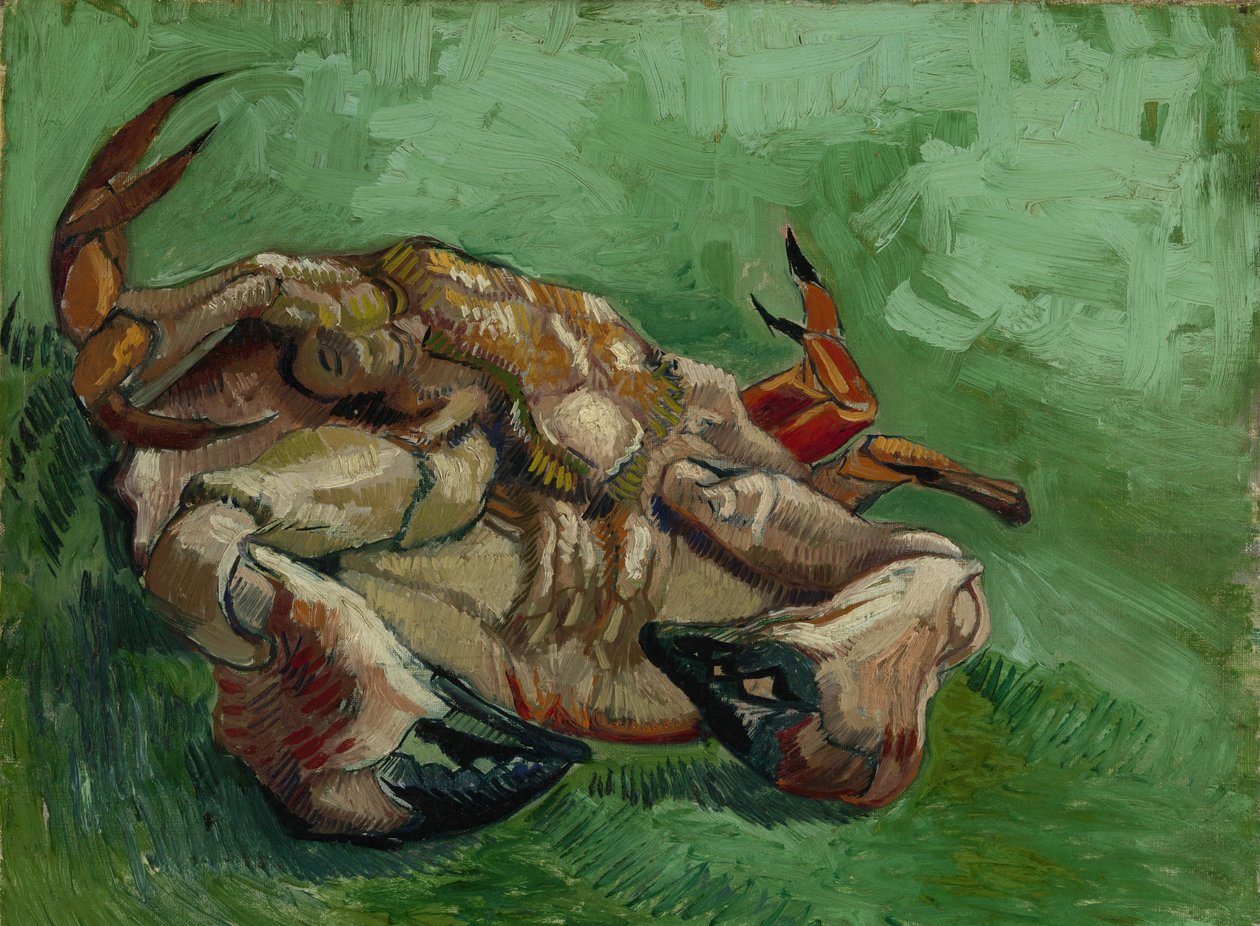 Krab leżący na plecach, 1889 autorstwa Vincent van Gogh