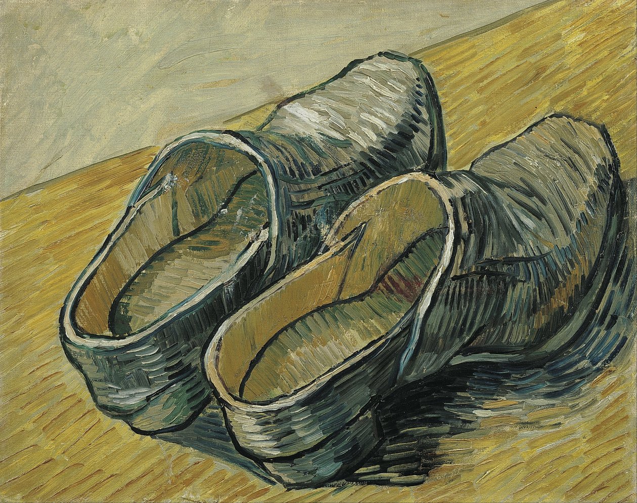 Para skórzanych chodaków autorstwa Vincent van Gogh