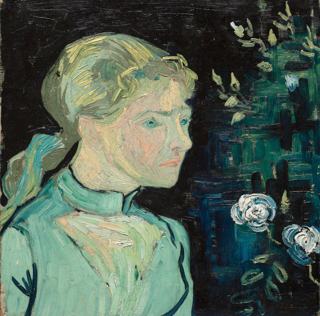 Adeline Ravoux, 1890 r autorstwa Vincent van Gogh