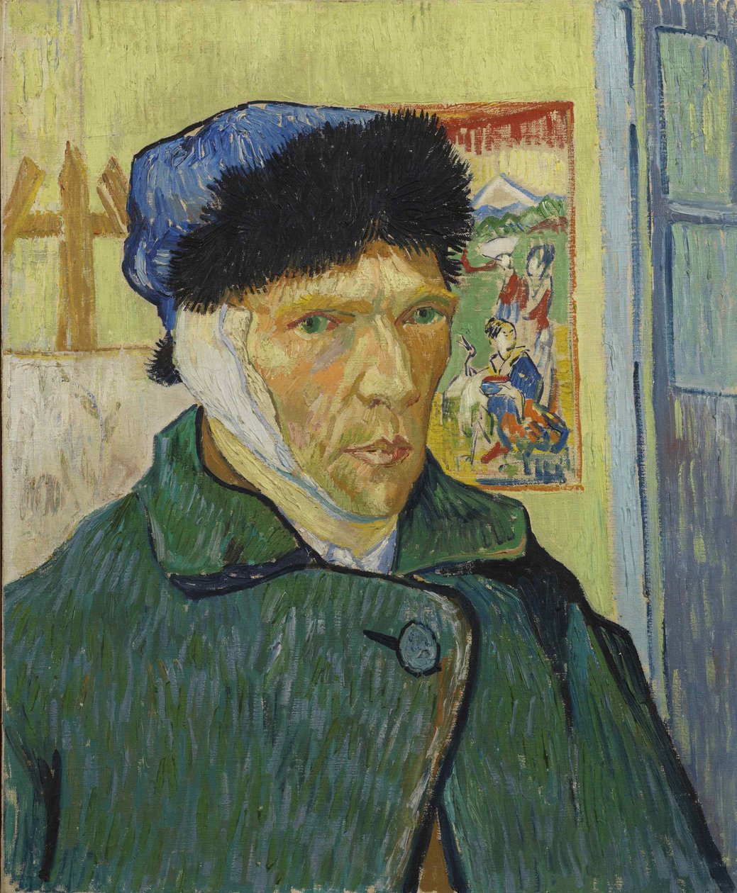 Autoportret z zabandażowanym uchem, 1889. autorstwa Vincent van Gogh