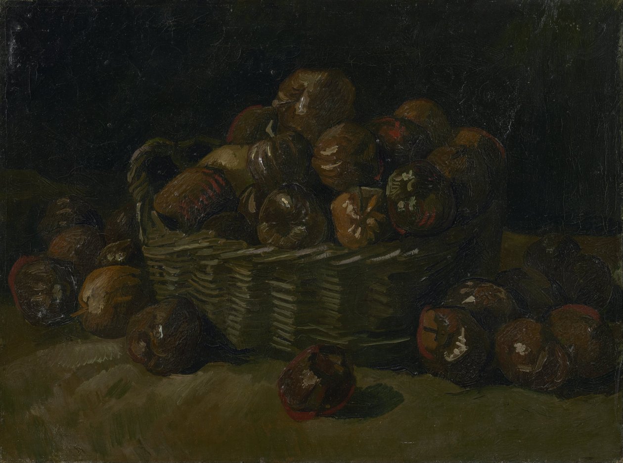 Kosz jabłek autorstwa Vincent van Gogh