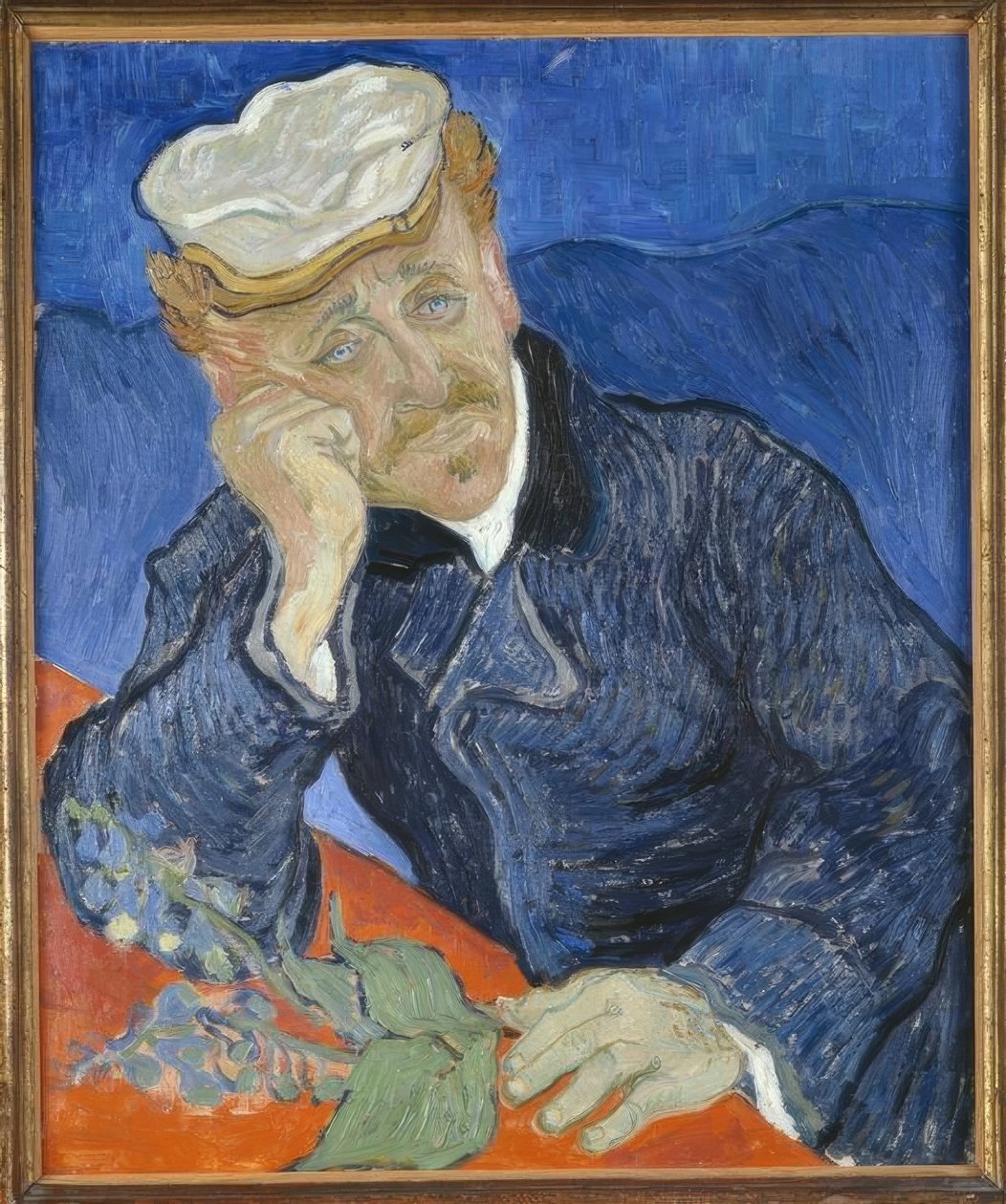 Portret doktora Gacheta z gałązką naparstka autorstwa Vincent van Gogh