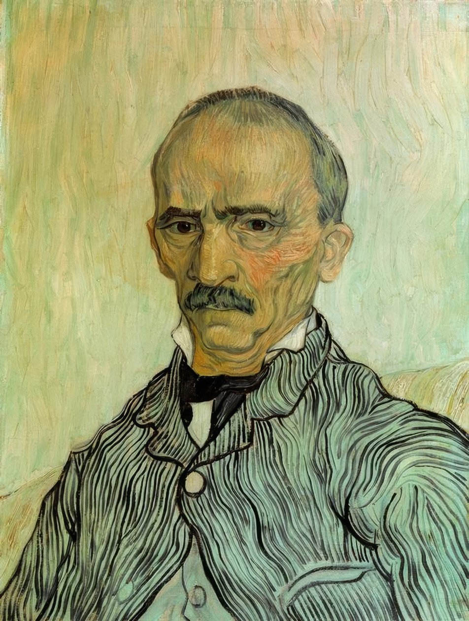 Portret przełożonego Trabuca w szpitalu Saint-Paul autorstwa Vincent van Gogh
