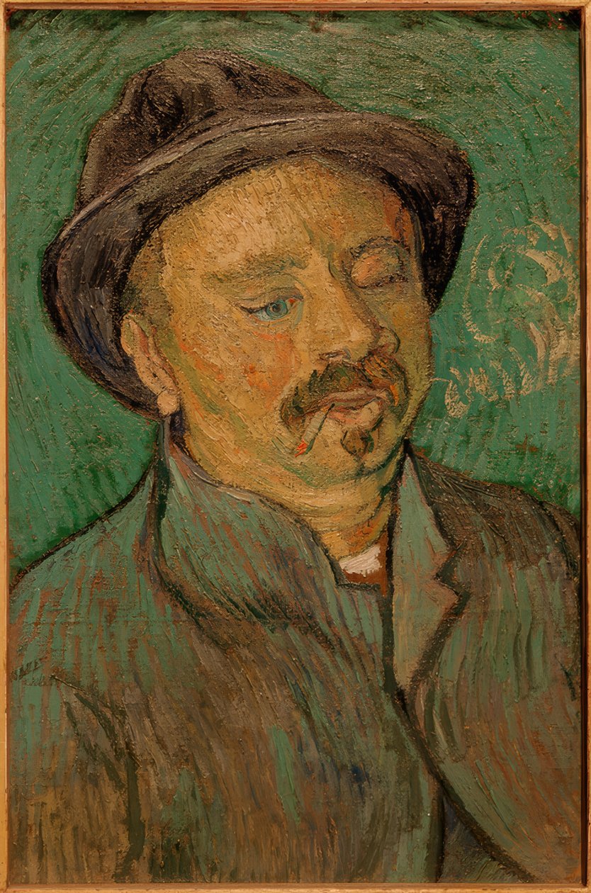 Portret jednookiego mężczyzny autorstwa Vincent van Gogh