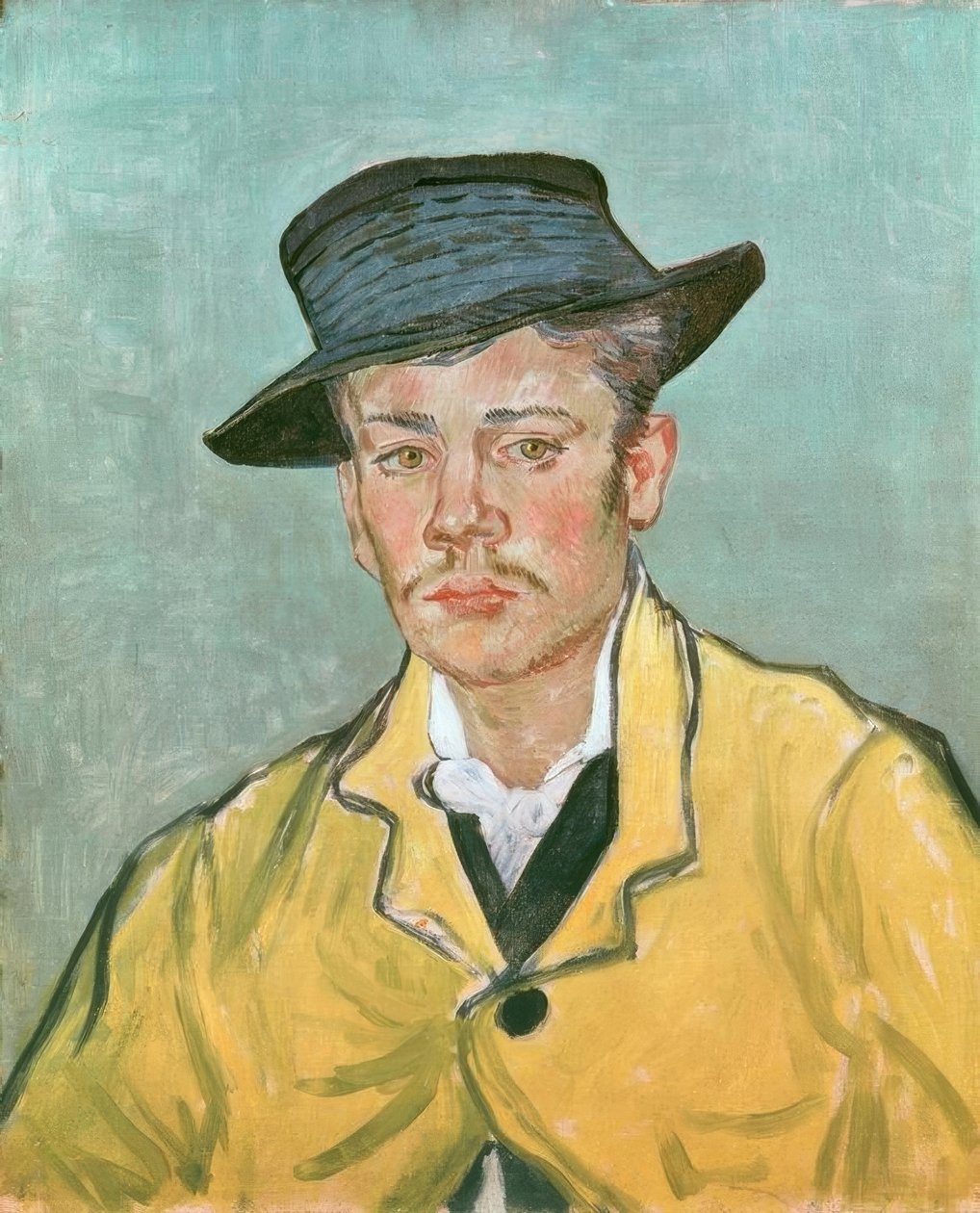 Portret młodego mężczyzny (Armand Roulin, 17 lat) autorstwa Vincent van Gogh