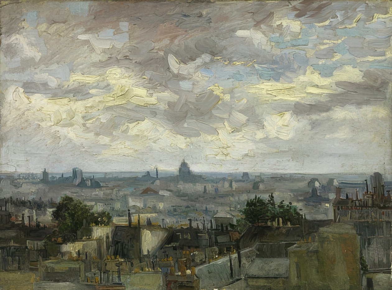 Widok na Paryż. 1886 autorstwa Vincent van Gogh