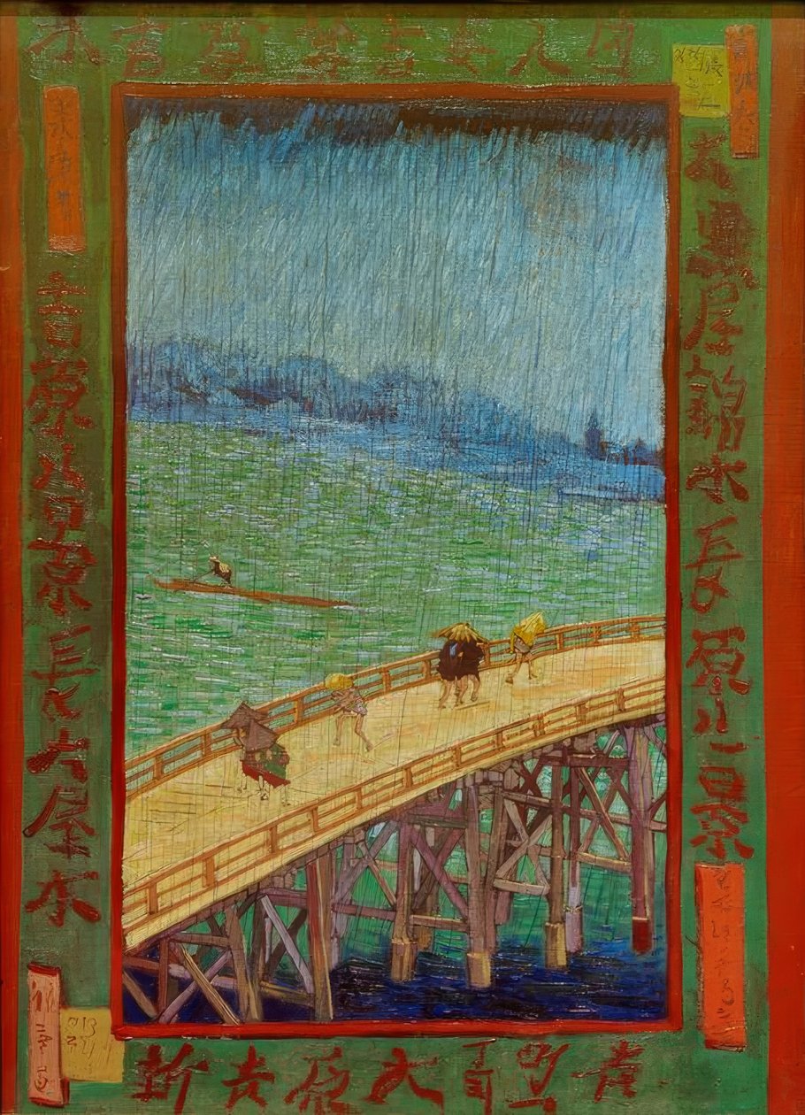 Most w deszczu autorstwa Vincent van Gogh