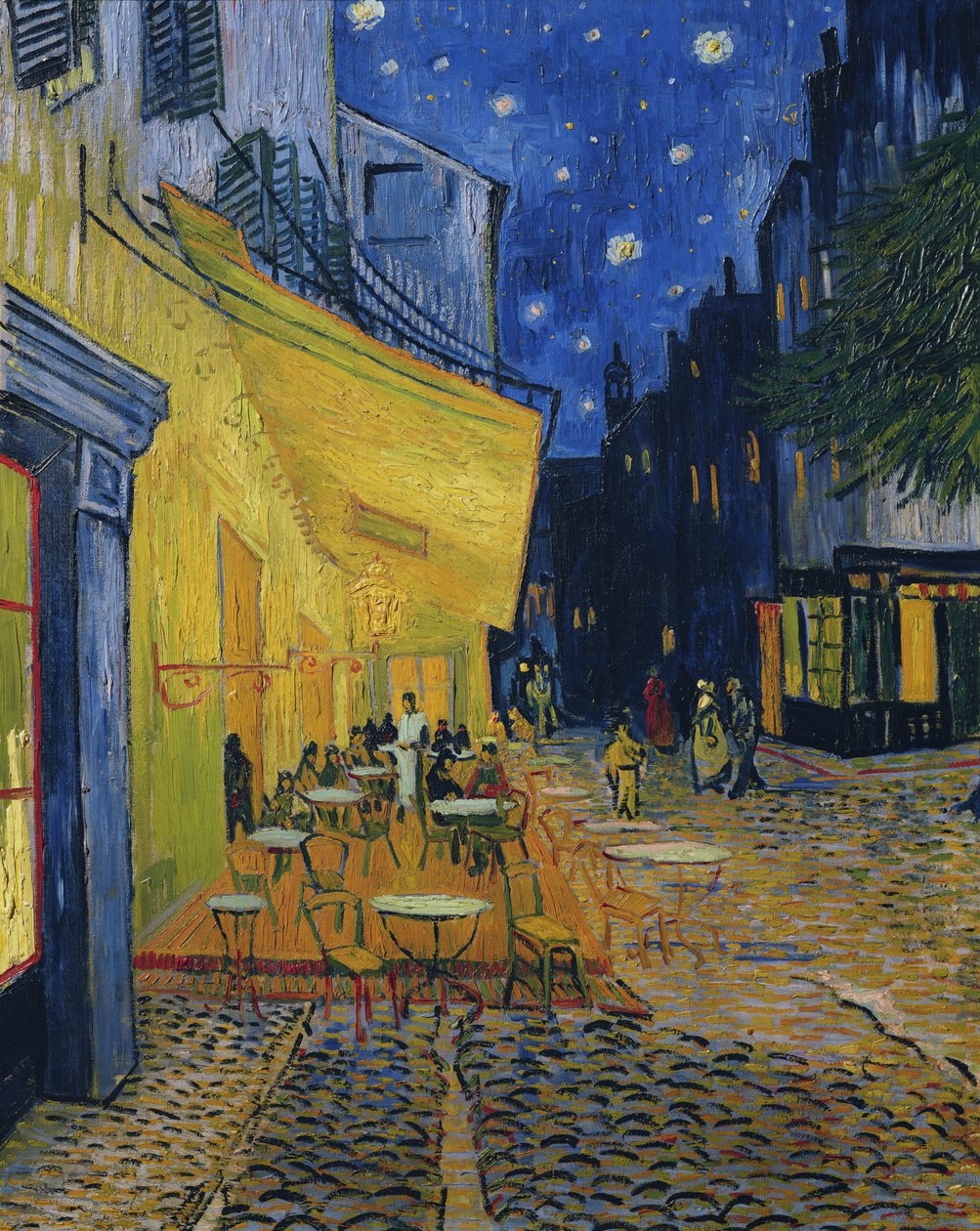 Taras kawiarni, Place du Forum, Arles, 1888 autorstwa Vincent van Gogh