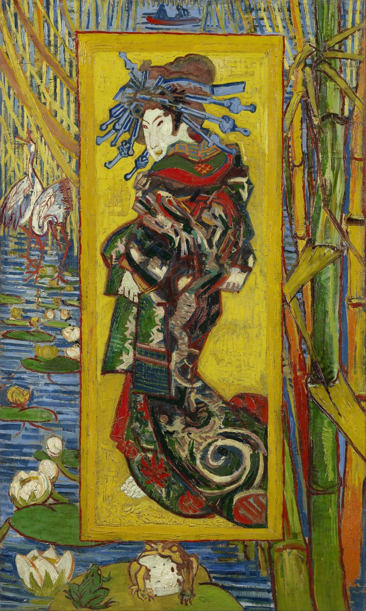Kurtysanka: według Eisena autorstwa Vincent van Gogh