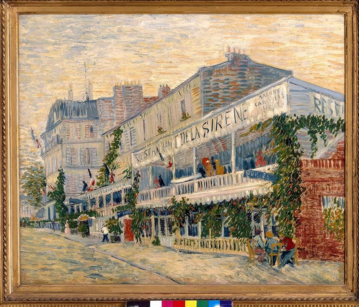 Das Restaurant de la Sirène w Asnières autorstwa Vincent van Gogh
