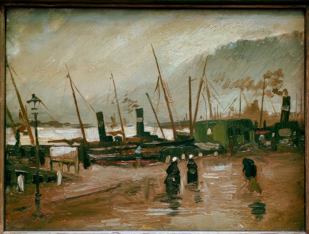 Ruijterkade w Amsterdamie autorstwa Vincent van Gogh