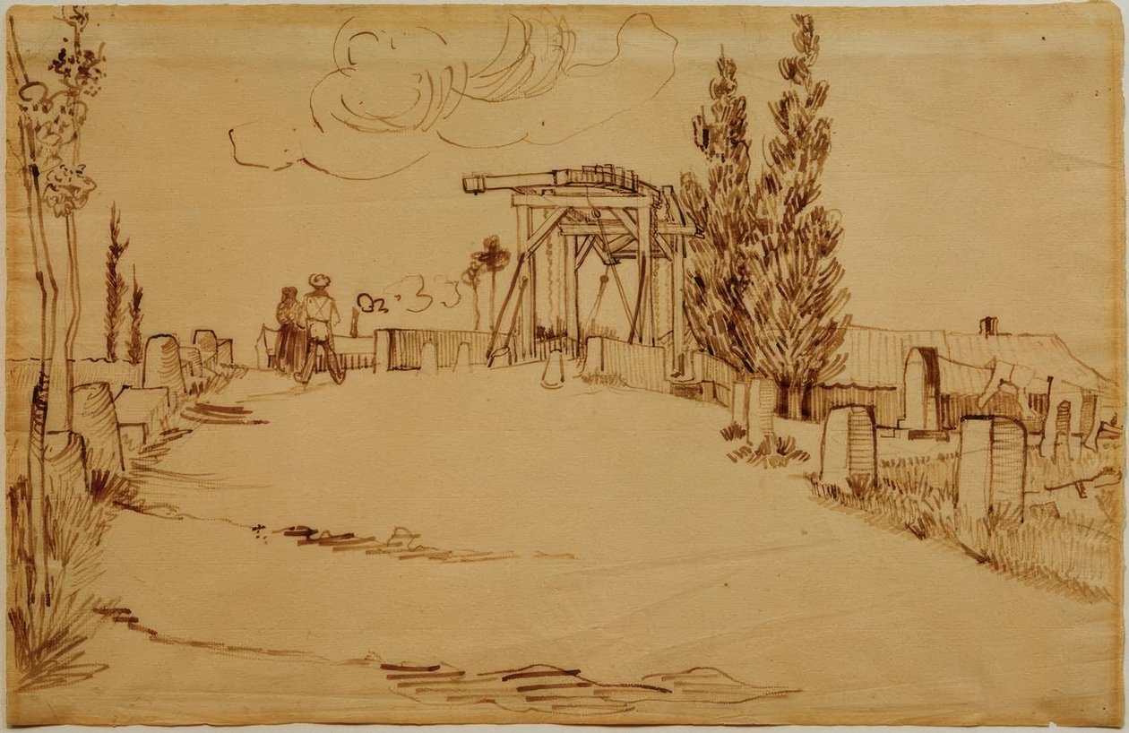 Most w Langlois autorstwa Vincent van Gogh