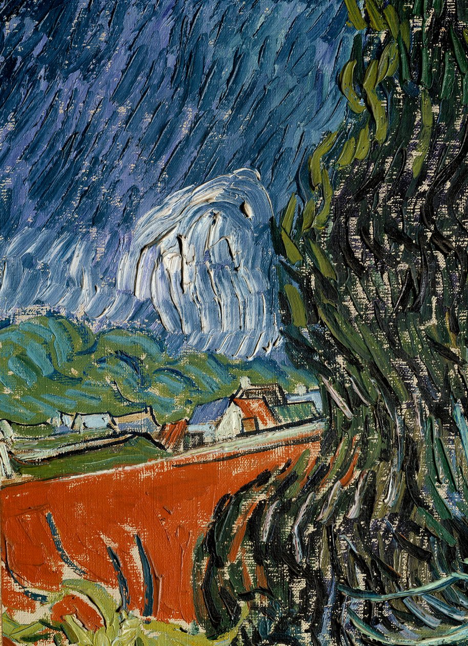 Ogród doktora Gacheta w Auvers sur Oise (Auvers-sur-Oise) Detal. Obraz Vincenta van Gogha (1853-1890) 1890 Nd. 0,73x0,52 m Paryż, Muzeum Orsay autorstwa Vincent van Gogh