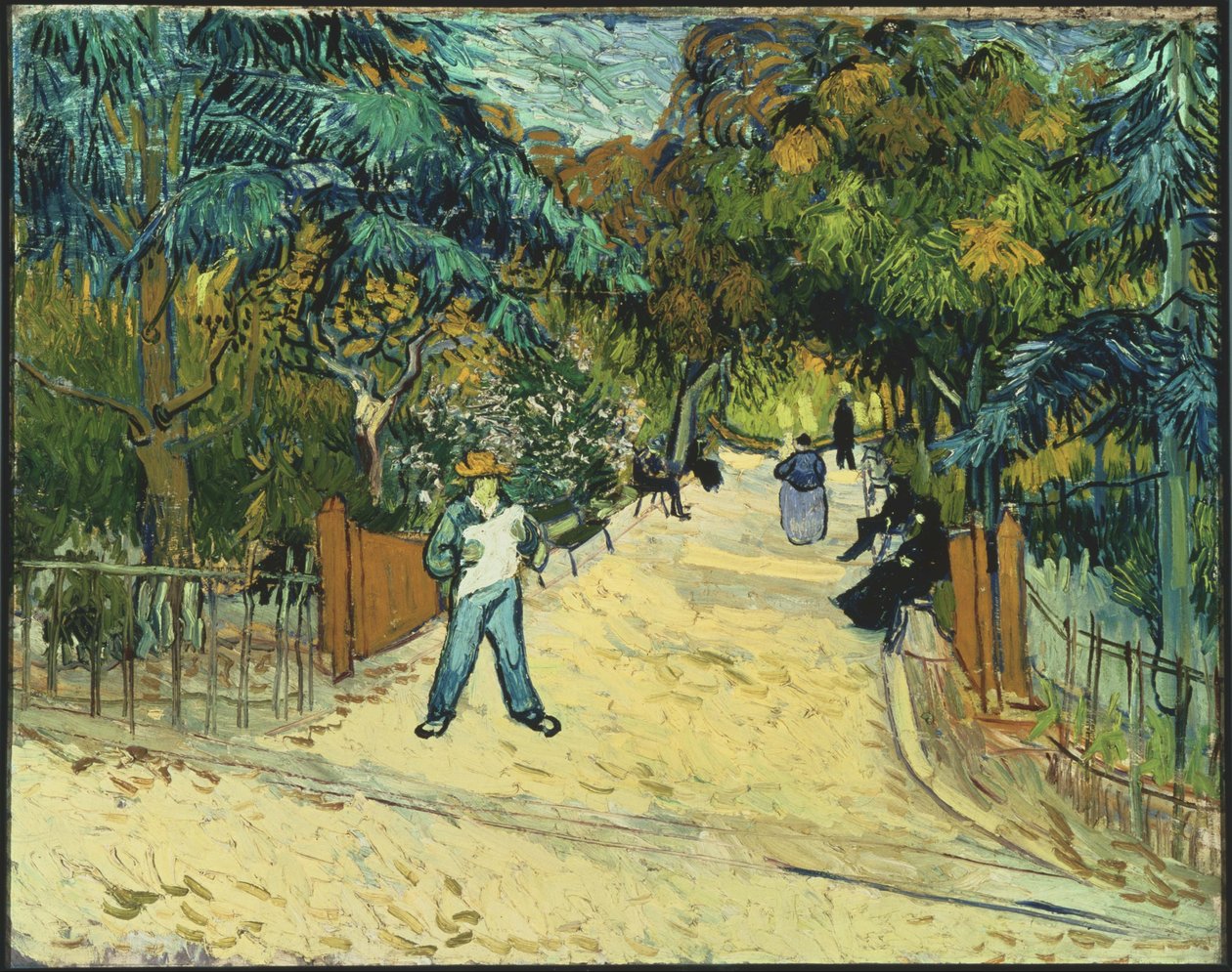 Wejście do Ogrodów Publicznych w Arle autorstwa Vincent van Gogh