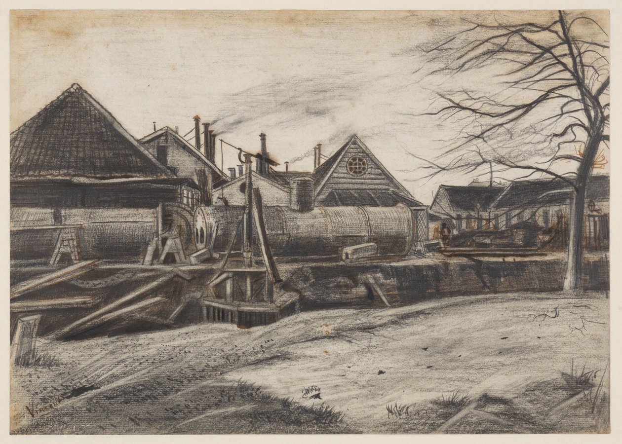 Fabryka w Hadze autorstwa Vincent van Gogh