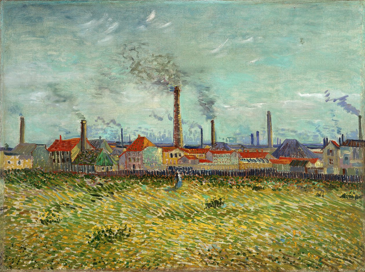 Fabryki w Clichy autorstwa Vincent van Gogh