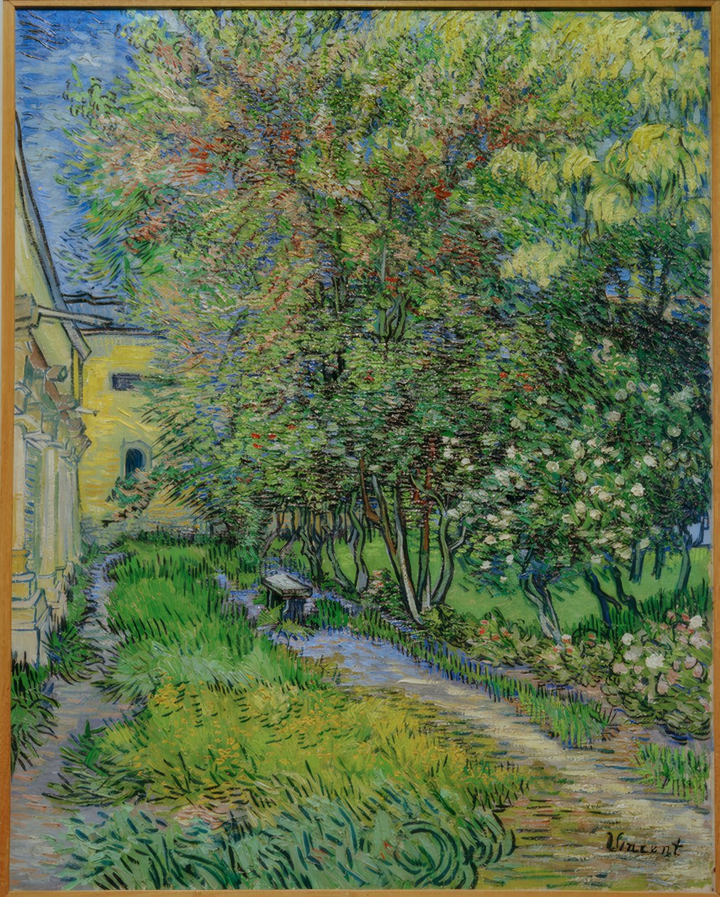 Ogród szpitala Saint-Paul autorstwa Vincent van Gogh
