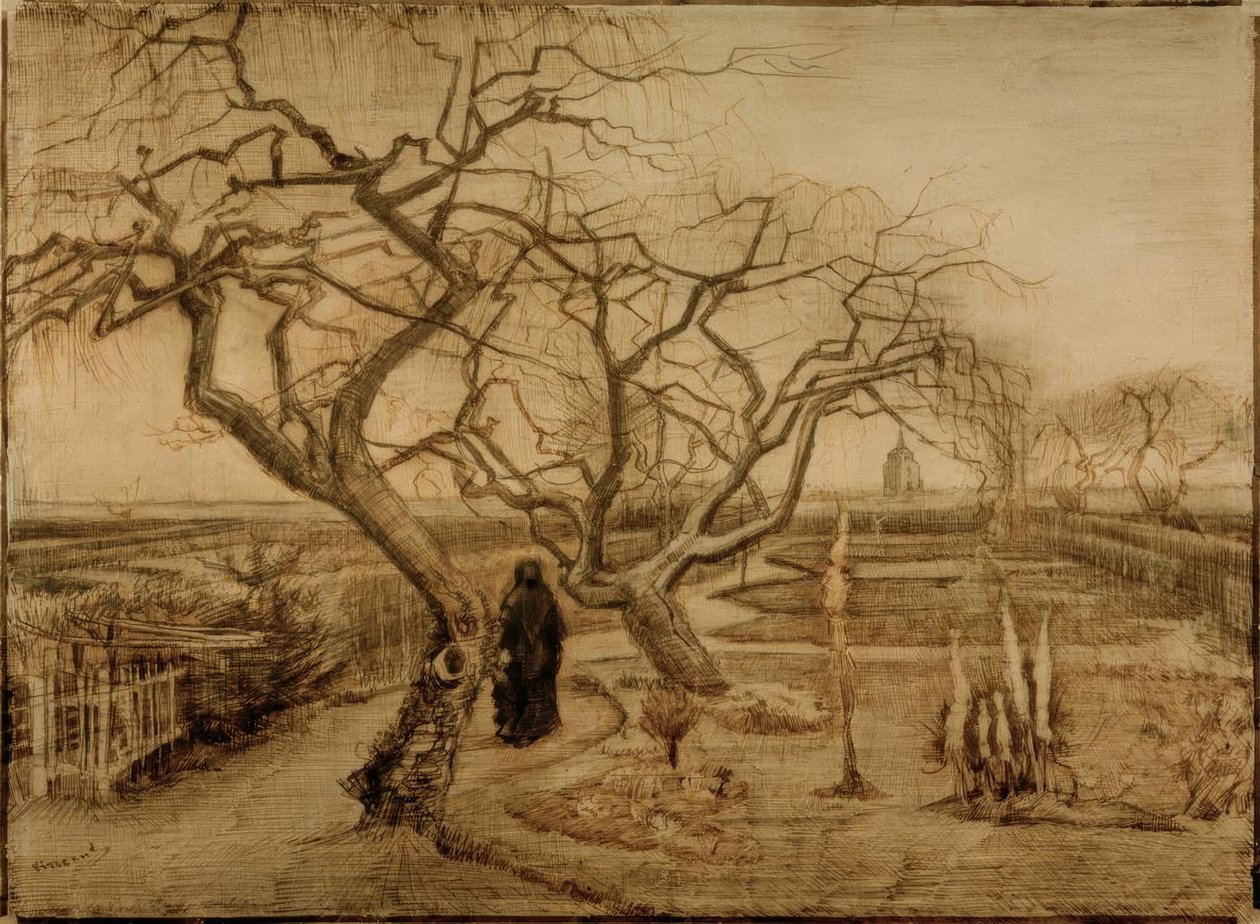 Ogród zimą autorstwa Vincent van Gogh