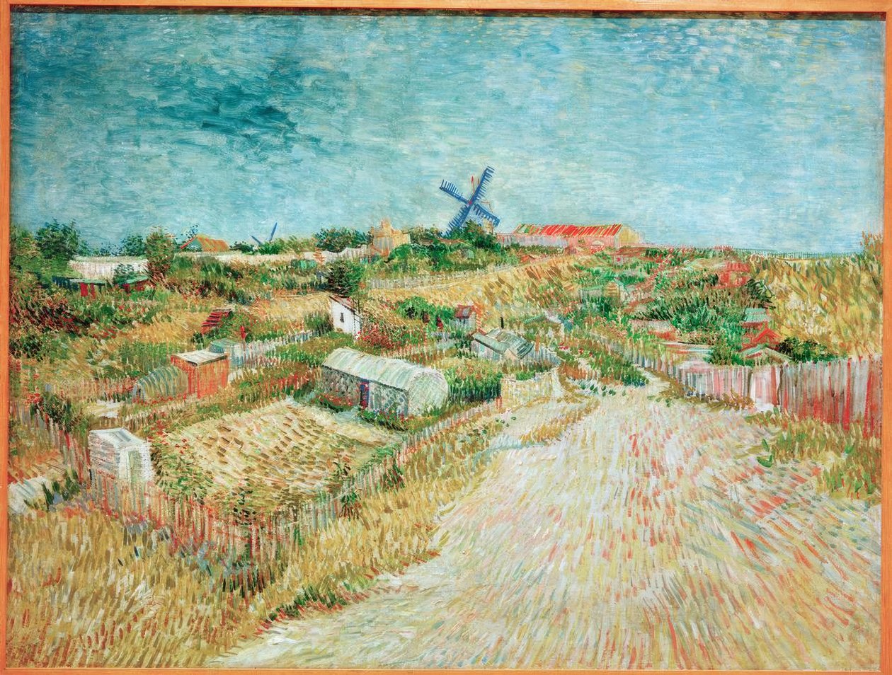 Ogrody warzywne na Butte Montmartre autorstwa Vincent van Gogh