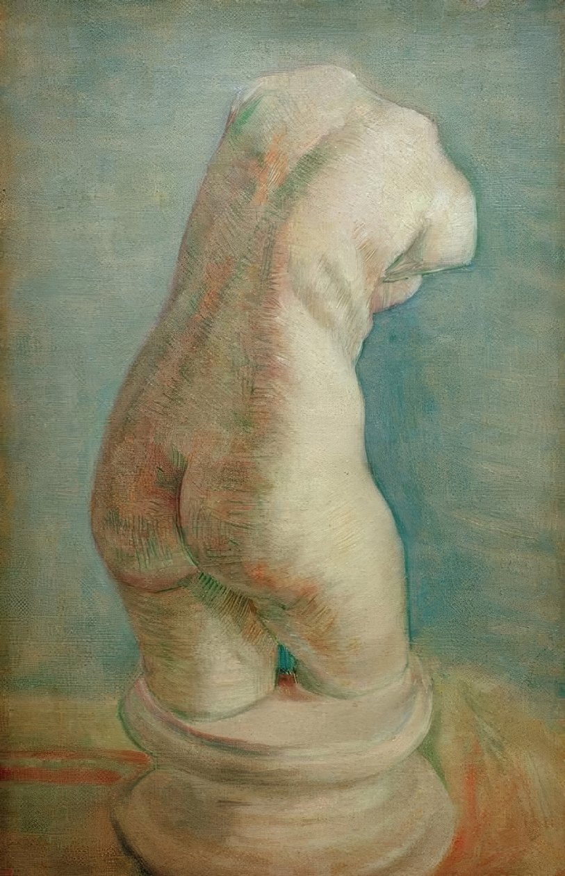 Gipsowy tors (kobieta) od tyłu autorstwa Vincent van Gogh