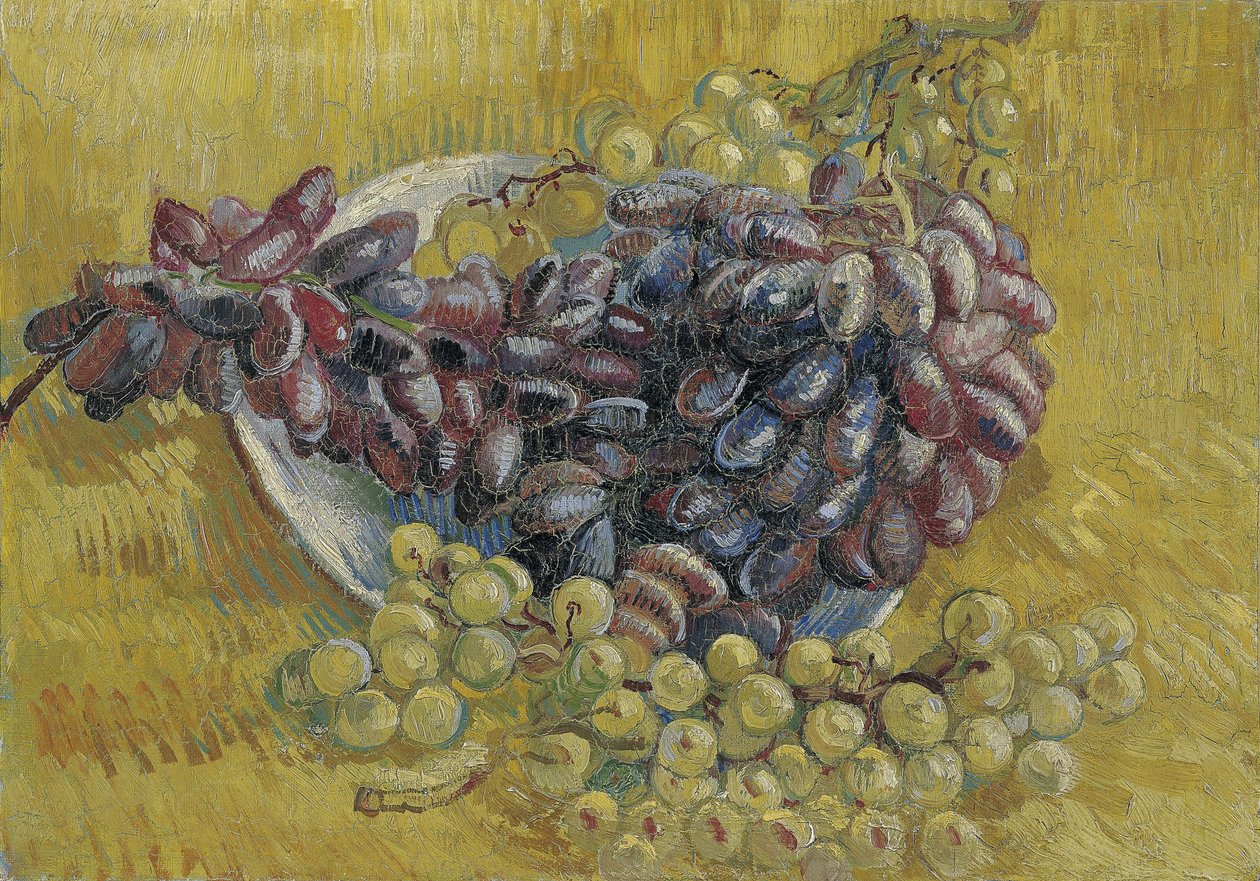 Winogrona par Gogh, Vincent, van (1853-1890). Olej na płótnie, format : 33x46,3 autorstwa Vincent van Gogh