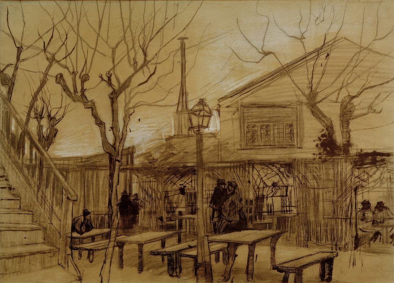 Guinguette autorstwa Vincent van Gogh