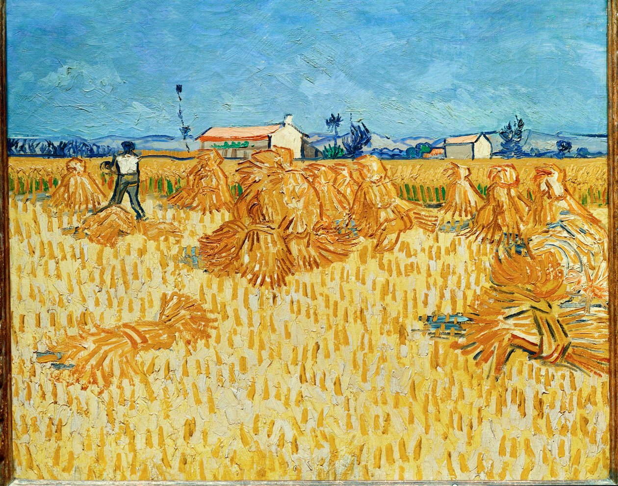 Żniwa w Prowansji, czerwiec 1888 (olej na płótnie) autorstwa Vincent van Gogh