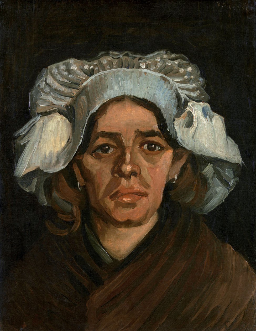 Głowa kobiety, 1885 autorstwa Vincent van Gogh