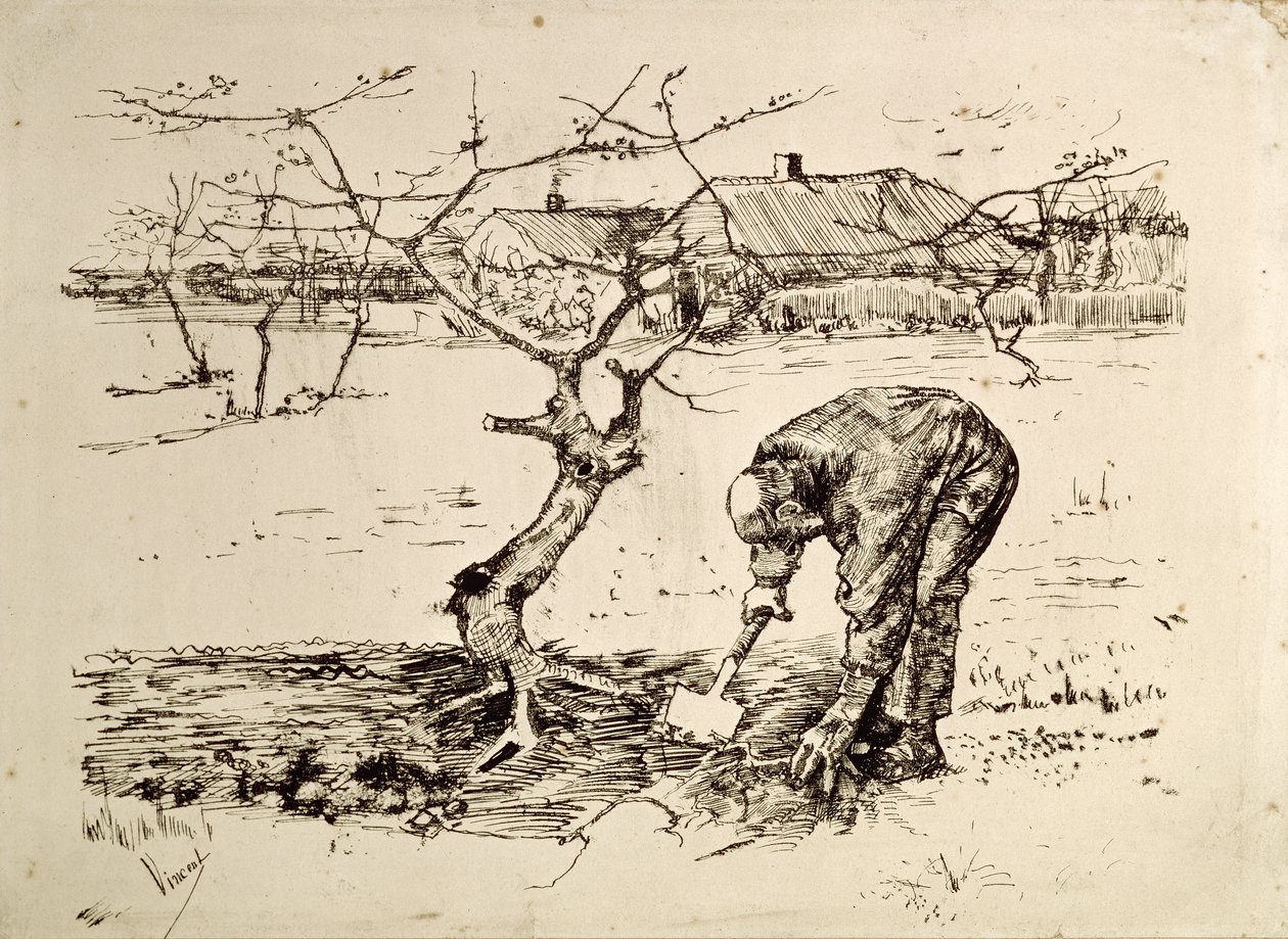 W sadzie 1883 autorstwa Vincent van Gogh