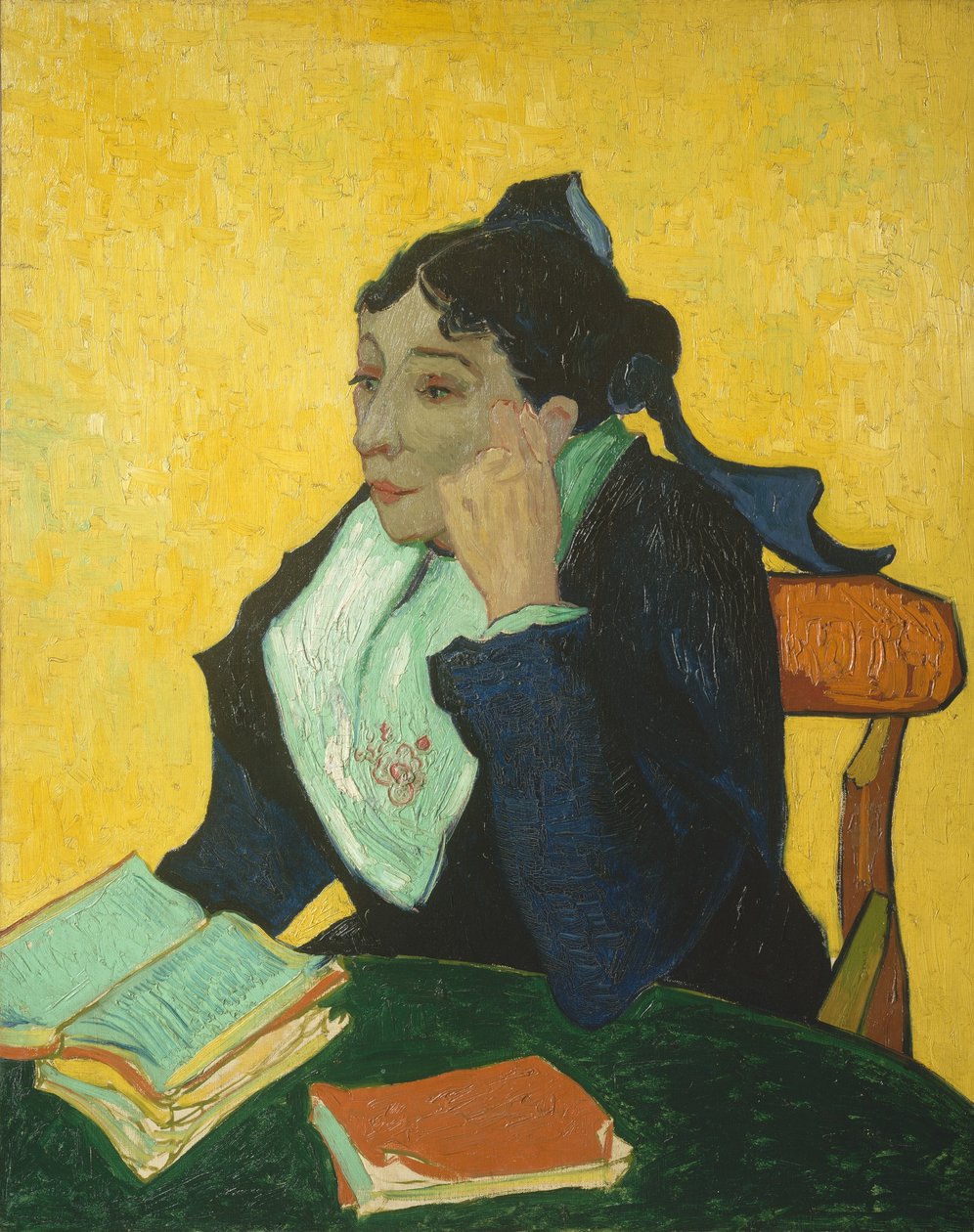 LArlésienne: Madame Joseph-Michel Ginoux Marie Julien, 1848-1911, 1888-89. autorstwa Vincent van Gogh