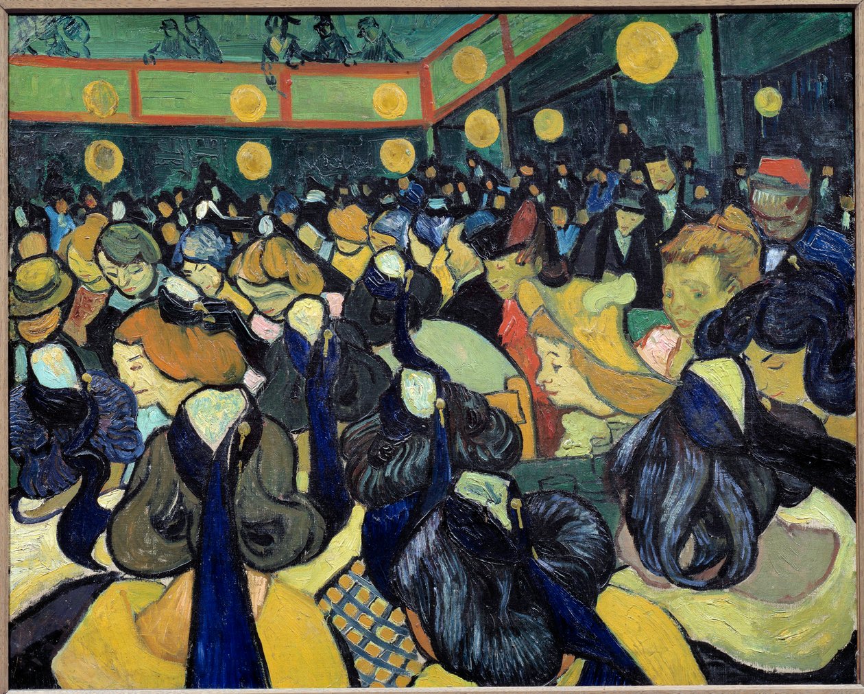 La salle de danse a Arles Obraz Vincenta Van Gogha (1853-1890) 1888 Nd. 0,65x0,81 m Paryż, musee d