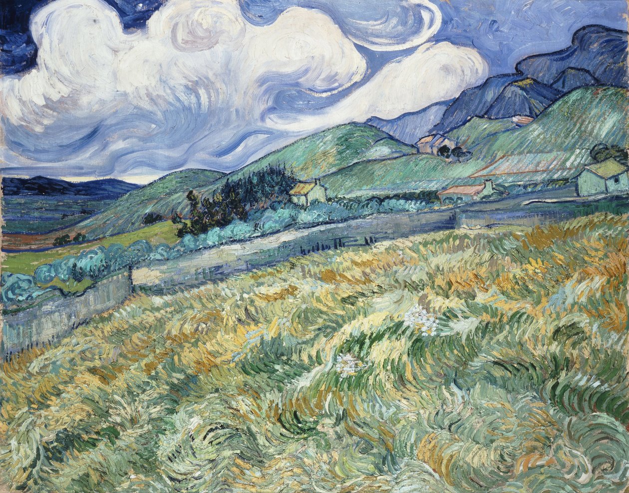Pejzaż z Saint-Rémy autorstwa Vincent van Gogh