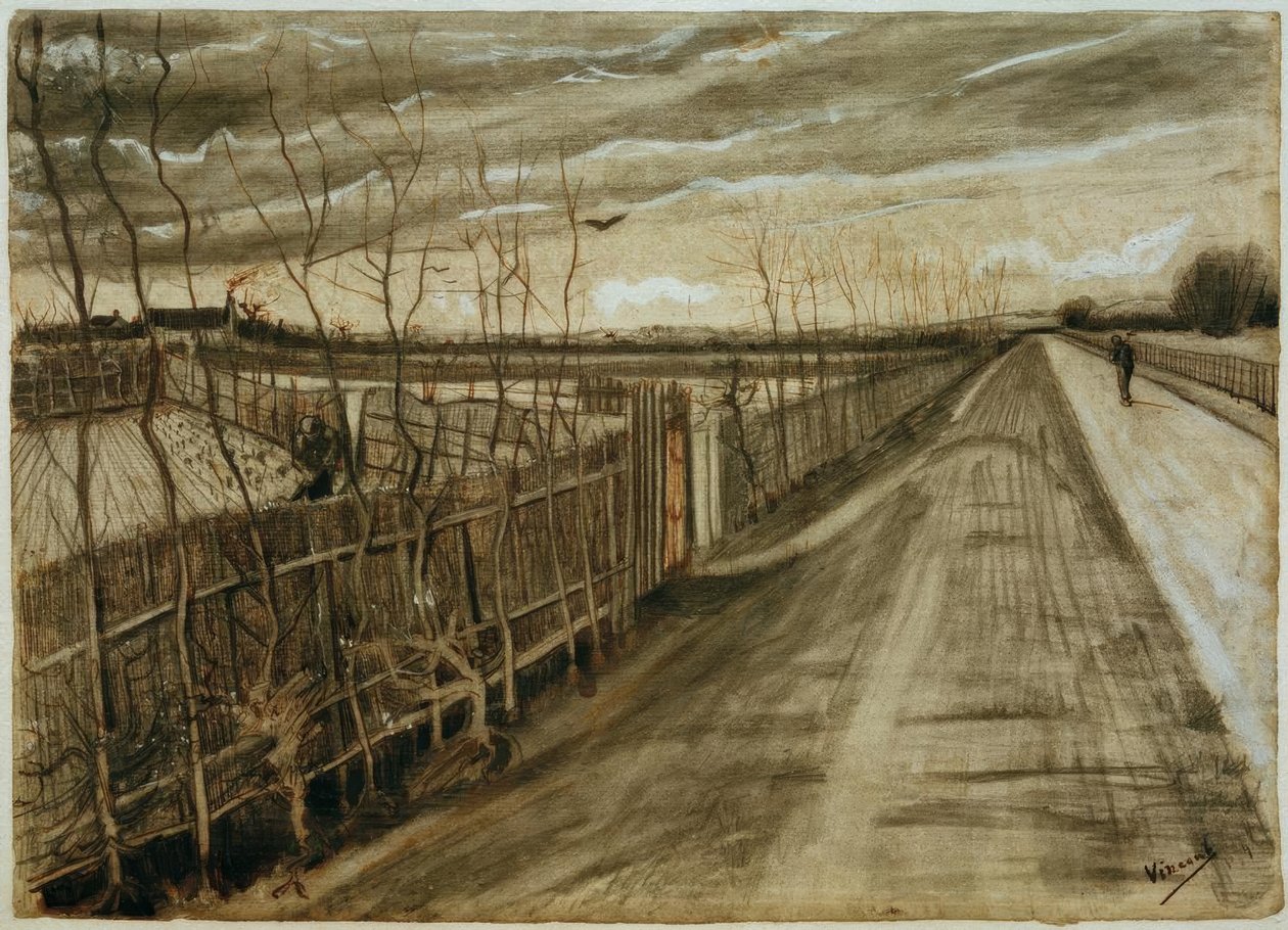 Landstraße autorstwa Vincent van Gogh