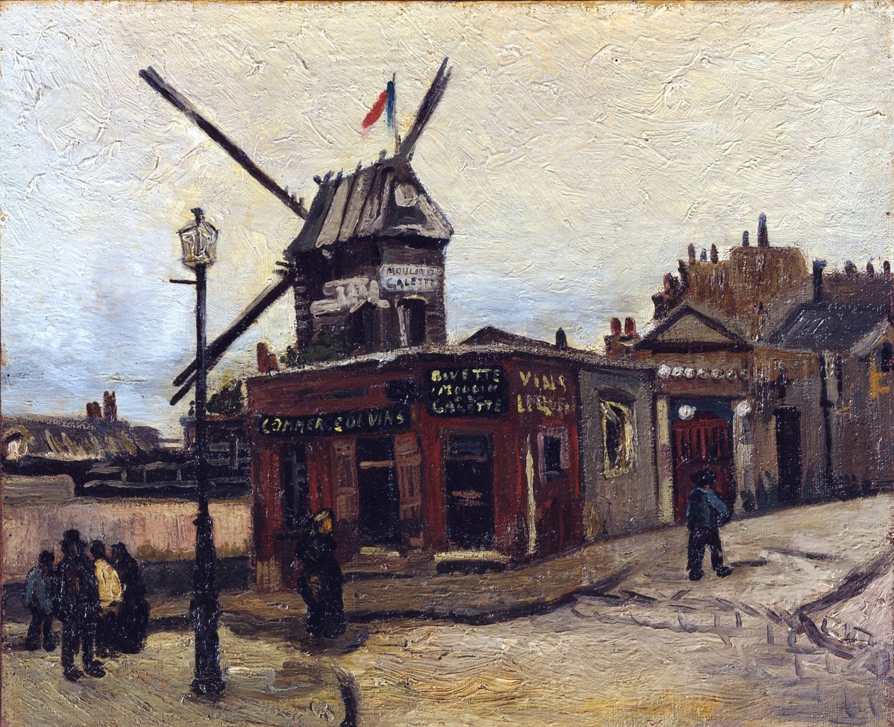 Le Moulin de la Galette autorstwa Vincent van Gogh