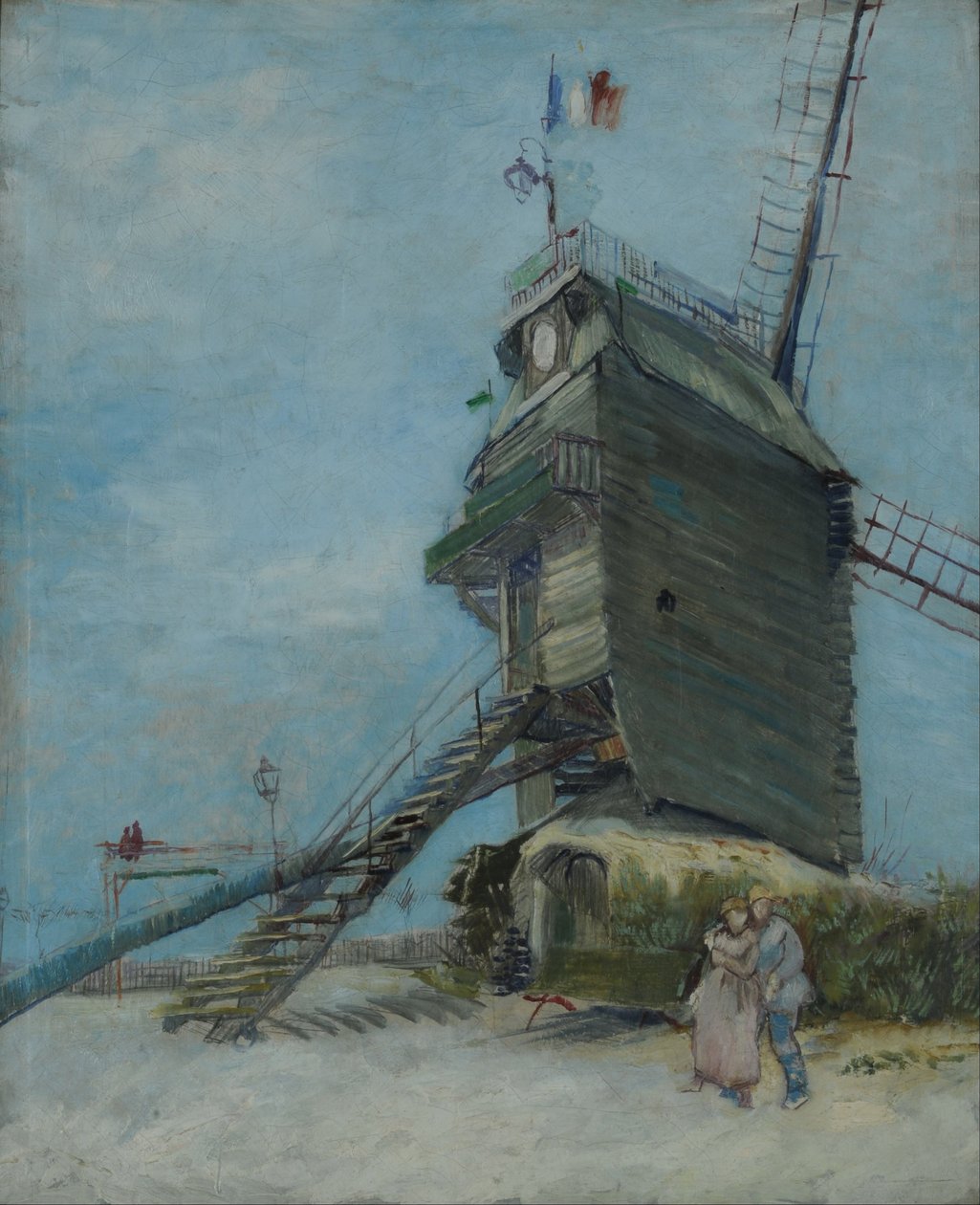 Moulin de la Galette, Montmartre, Paryż, ok. 1886-87 (olej na płótnie) autorstwa Vincent van Gogh
