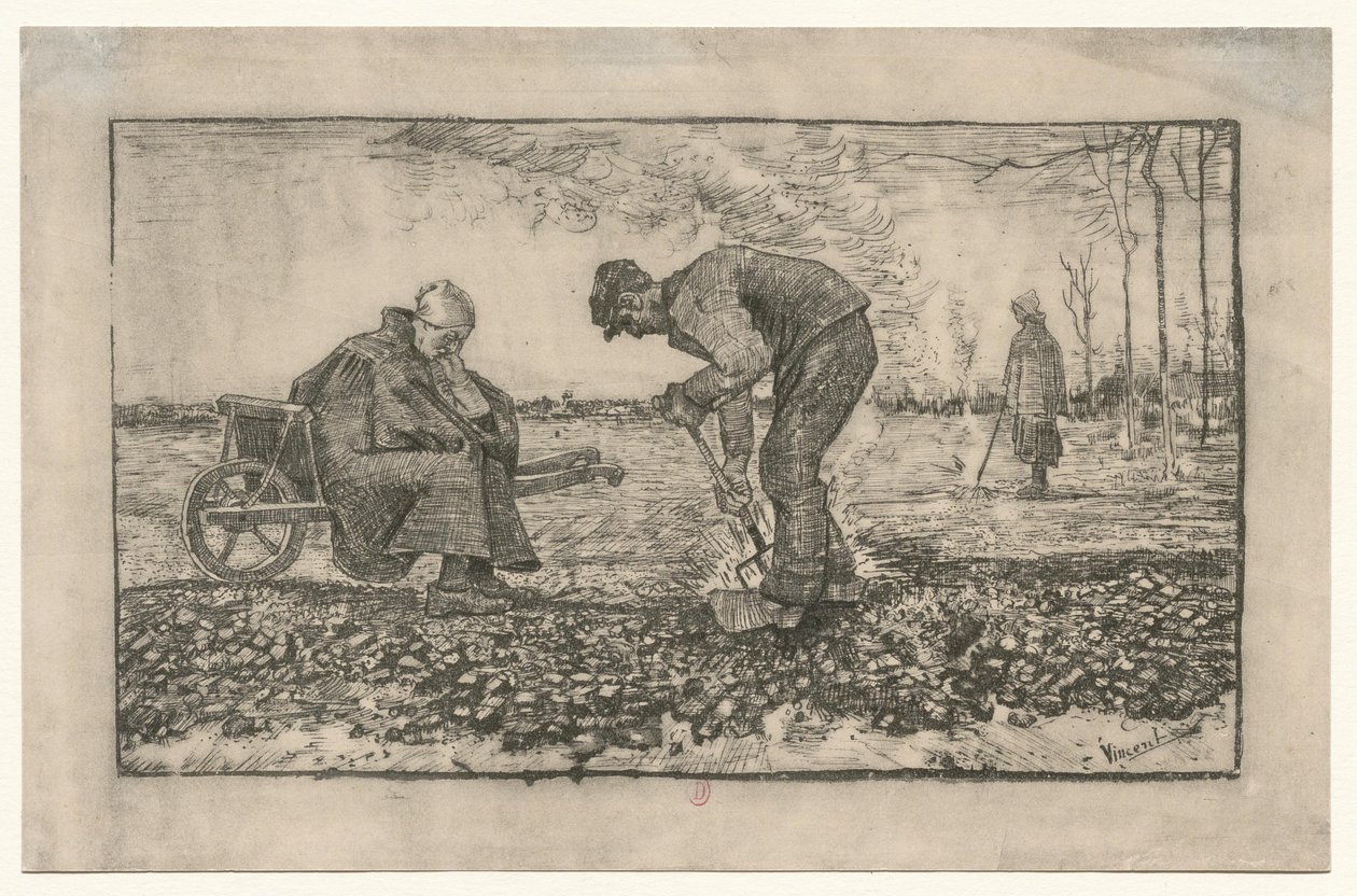 [Praca w polu] autorstwa Vincent van Gogh